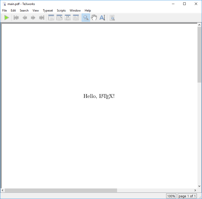 TeXworks Preview Pane