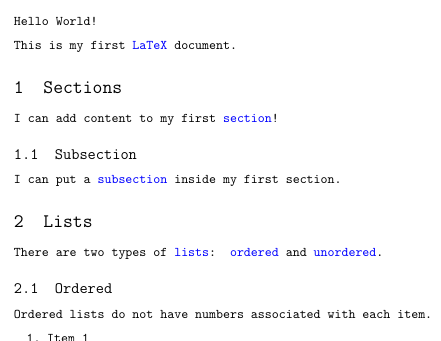 Our document with the default font changed to a monospace font